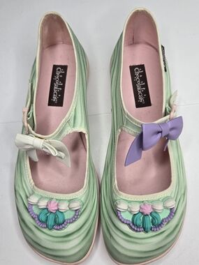 Hot Chocolate Design Chocolaticas Baroque Cake Mary Jane Bow Flats